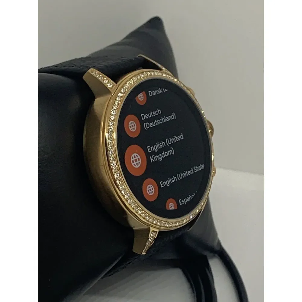 Fossil Gen 4 Authentic Digital Dial Smart Watch Custom Band FTW6015 QT497